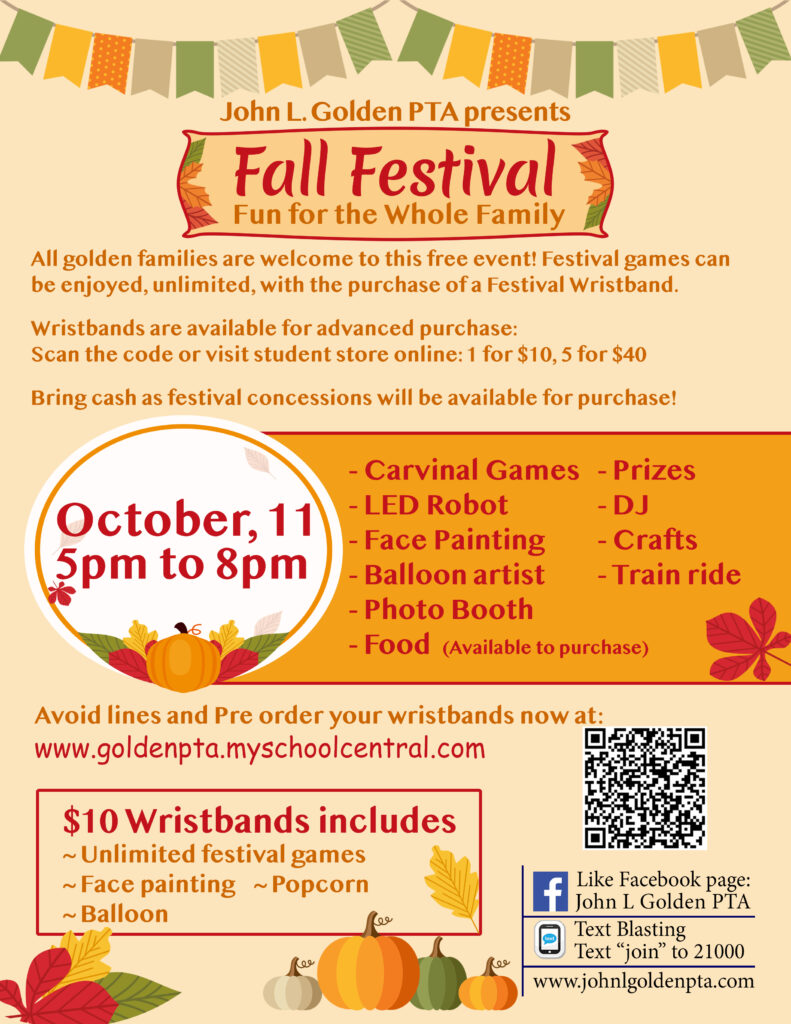 Fall Festival – John L. Golden PTA